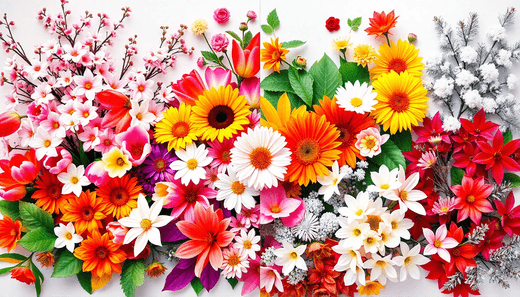 Versatile Floral Canvases: Changing Of The Seasons