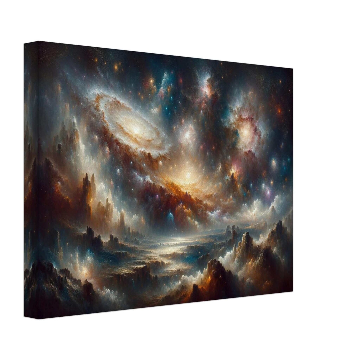 Uncharted Splendor of Cosmos CanvasStep into a realm of cosmic wonder with our meticulously crafted canvas. This stunning artwork captures the awe-inspiring vista of the universe in vivid detail.