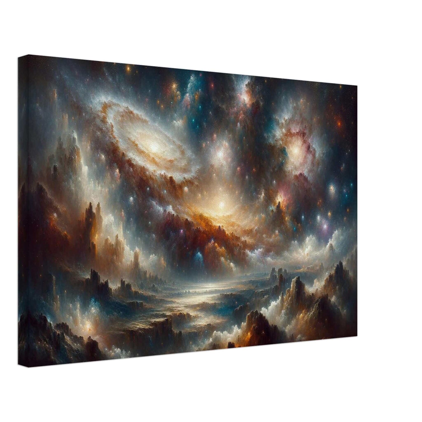 Uncharted Splendor of Cosmos CanvasStep into a realm of cosmic wonder with our meticulously crafted canvas. This stunning artwork captures the awe-inspiring vista of the universe in vivid detail.