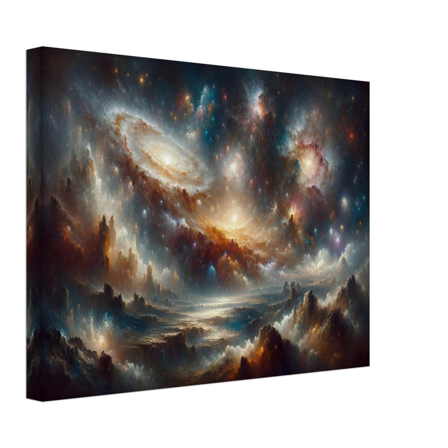 Uncharted Splendor of Cosmos CanvasStep into a realm of cosmic wonder with our meticulously crafted canvas. This stunning artwork captures the awe-inspiring vista of the universe in vivid detail.