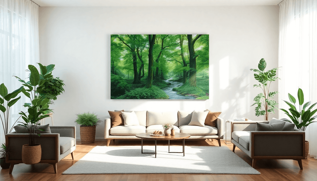 Biophilic Canvas Prints for Small Spaces: Maximizing Nature's Impact