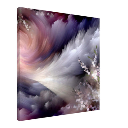 Storm Petal Cascade a watercolor delight Canvas