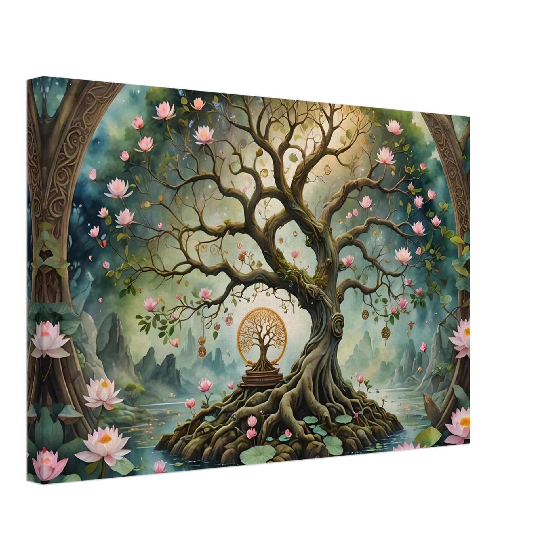 Fairy forest and the tree of life Canvas Art