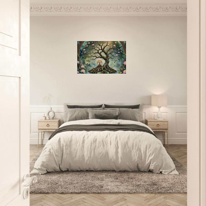 Fairy forest and the tree of life Canvas Art