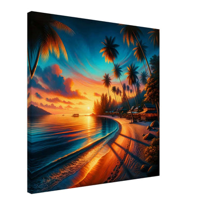 Evening Glow Costal Retreat a embodiment of leisure canvas