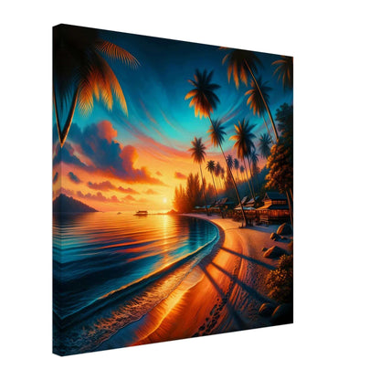 Evening Glow Costal Retreat a embodiment of leisure canvas