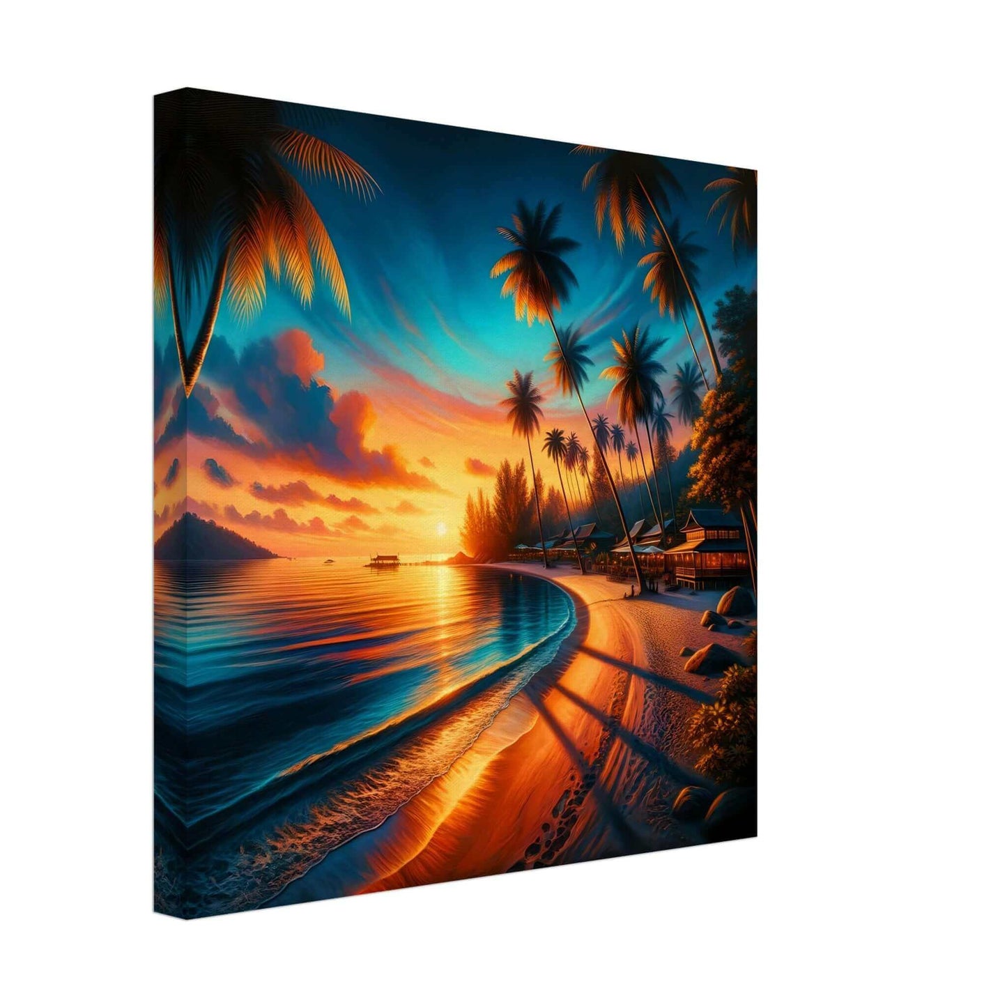 Evening Glow Costal Retreat a embodiment of leisure canvas